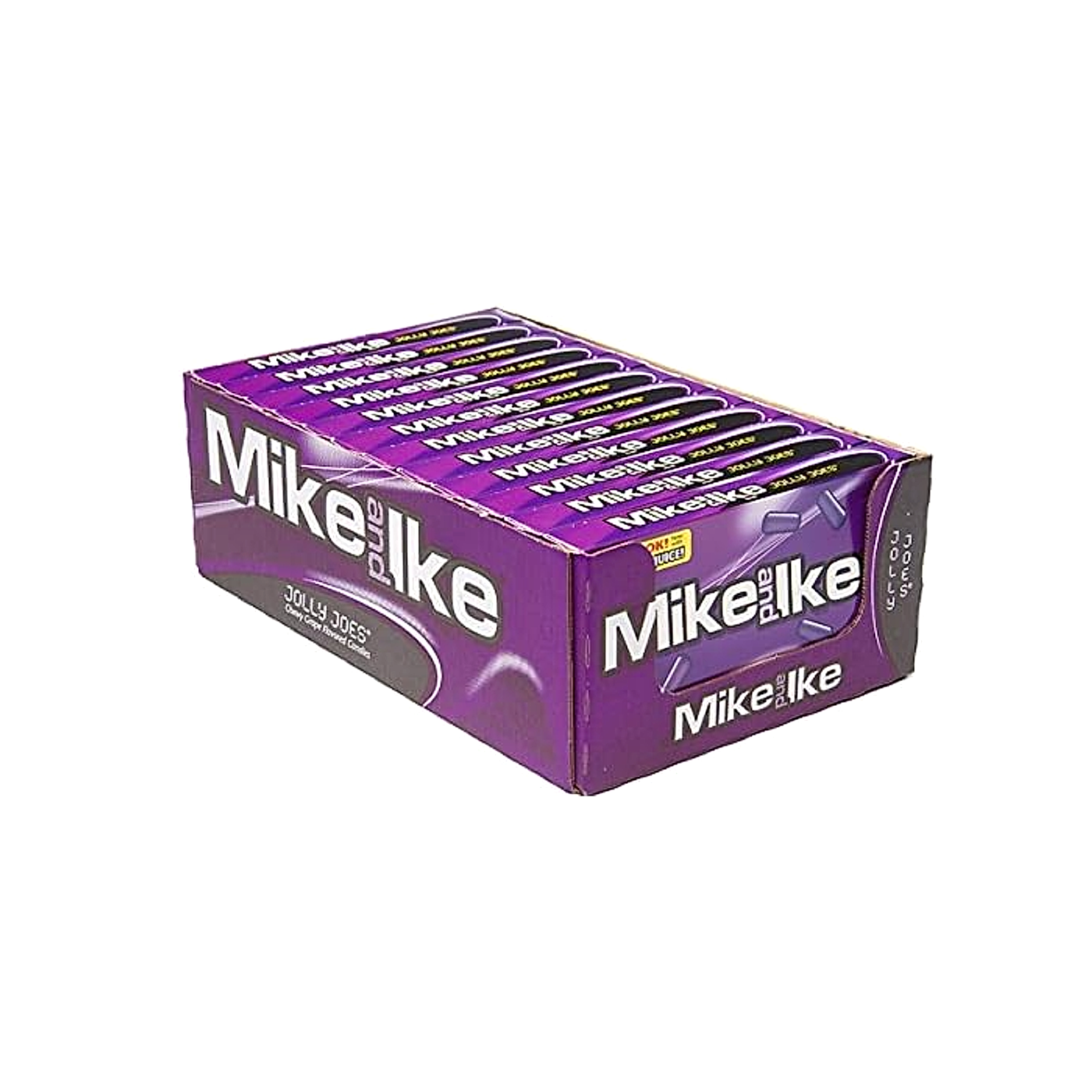 Mike and Ike Flavoured Candy Theater Box - Jolly Joes - 120g - 12ct
