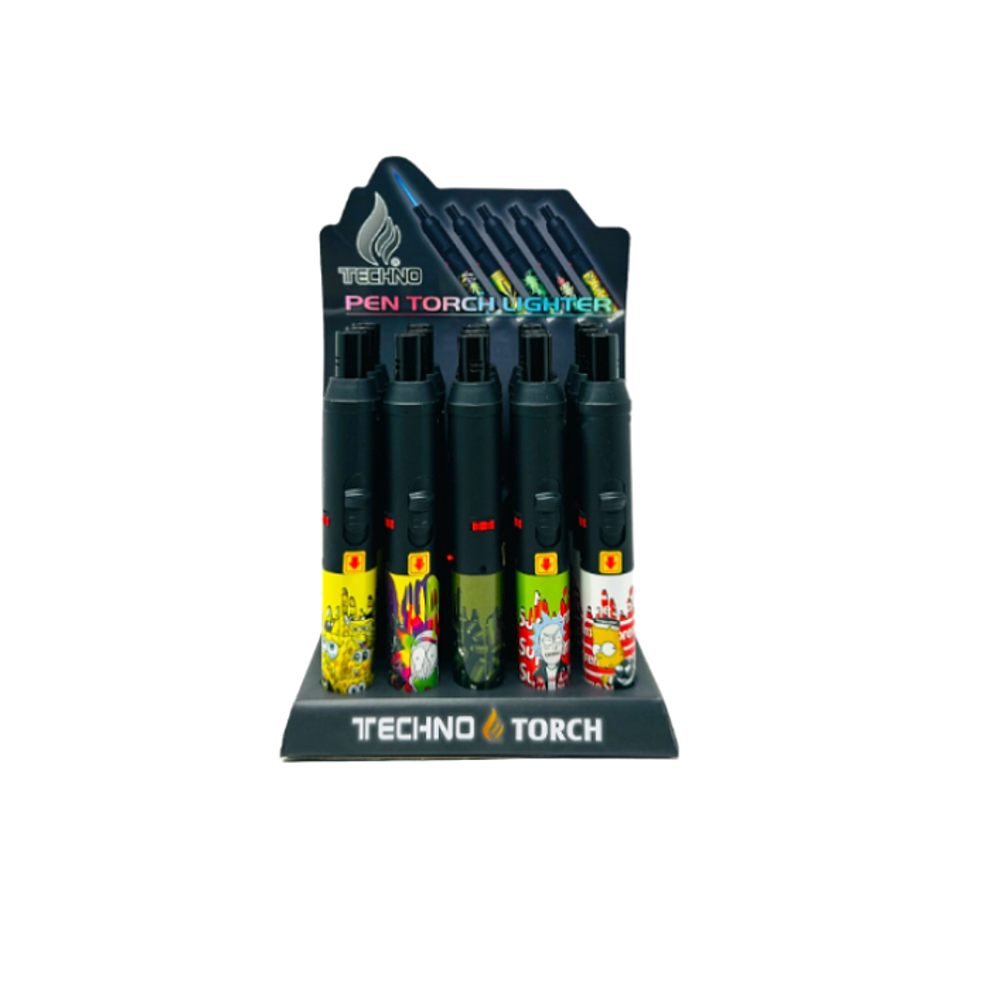 Techno Pen Torch Lighter - Supreme - 15ct