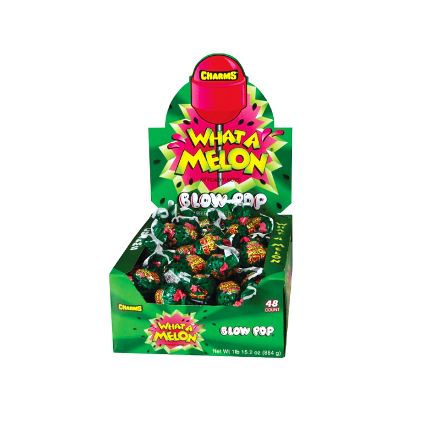 Charms Blow Pop - What A Melon - 48ct