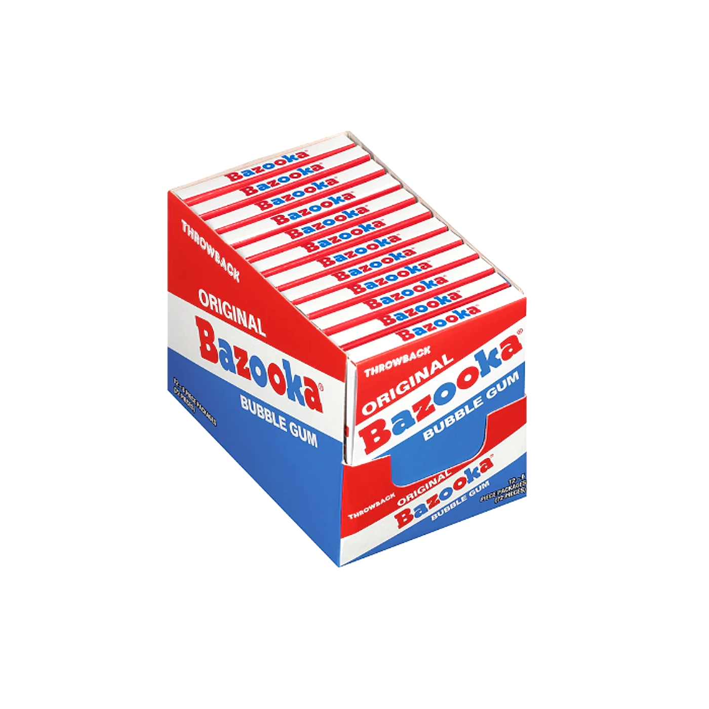 Bazooka Bubble Gum- Original - 12ct/6pc