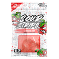 Sour Strips Candy Peg Bag - Strawberry - 97g -12ct