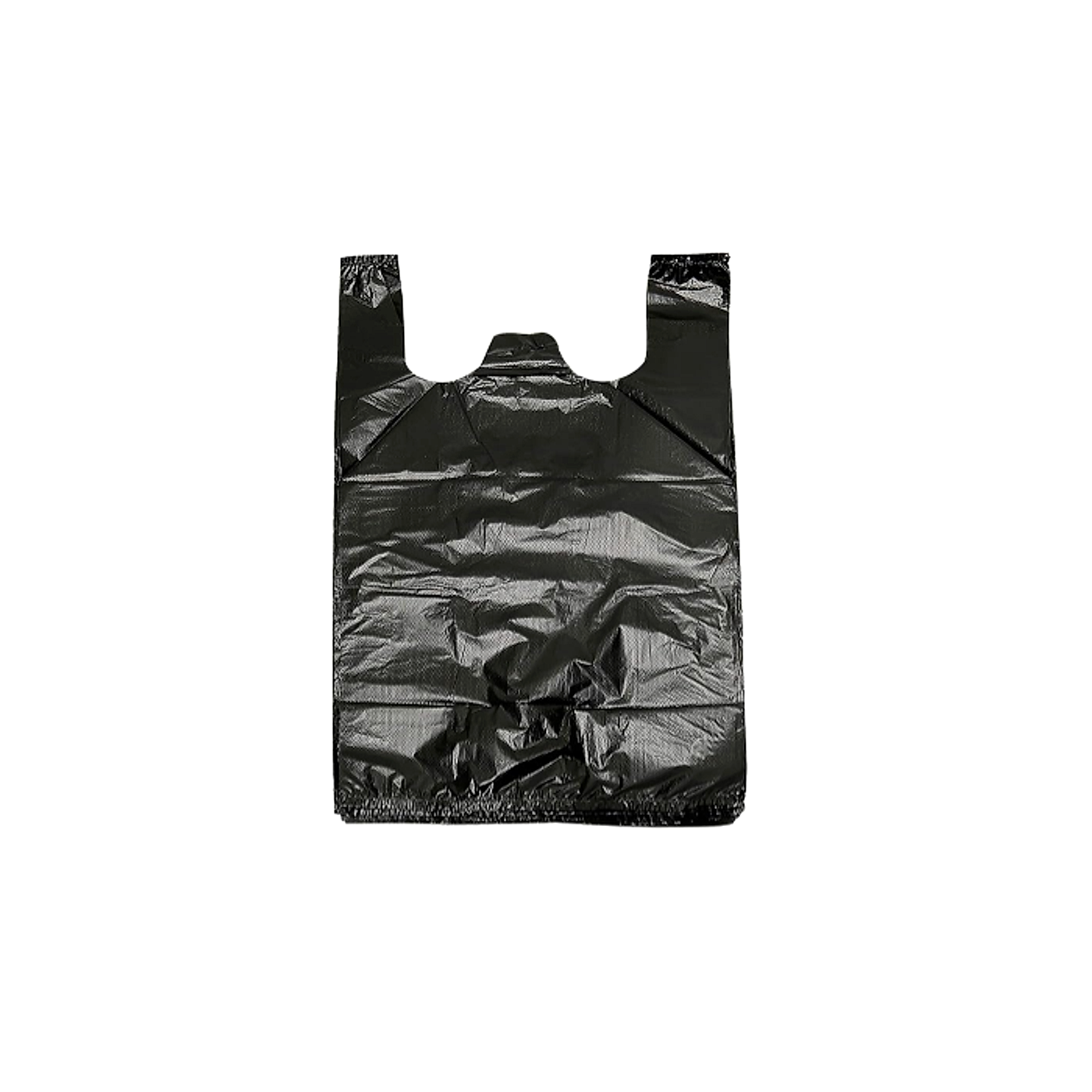 Thank You Shopping Bag Small - Black - 1000pk