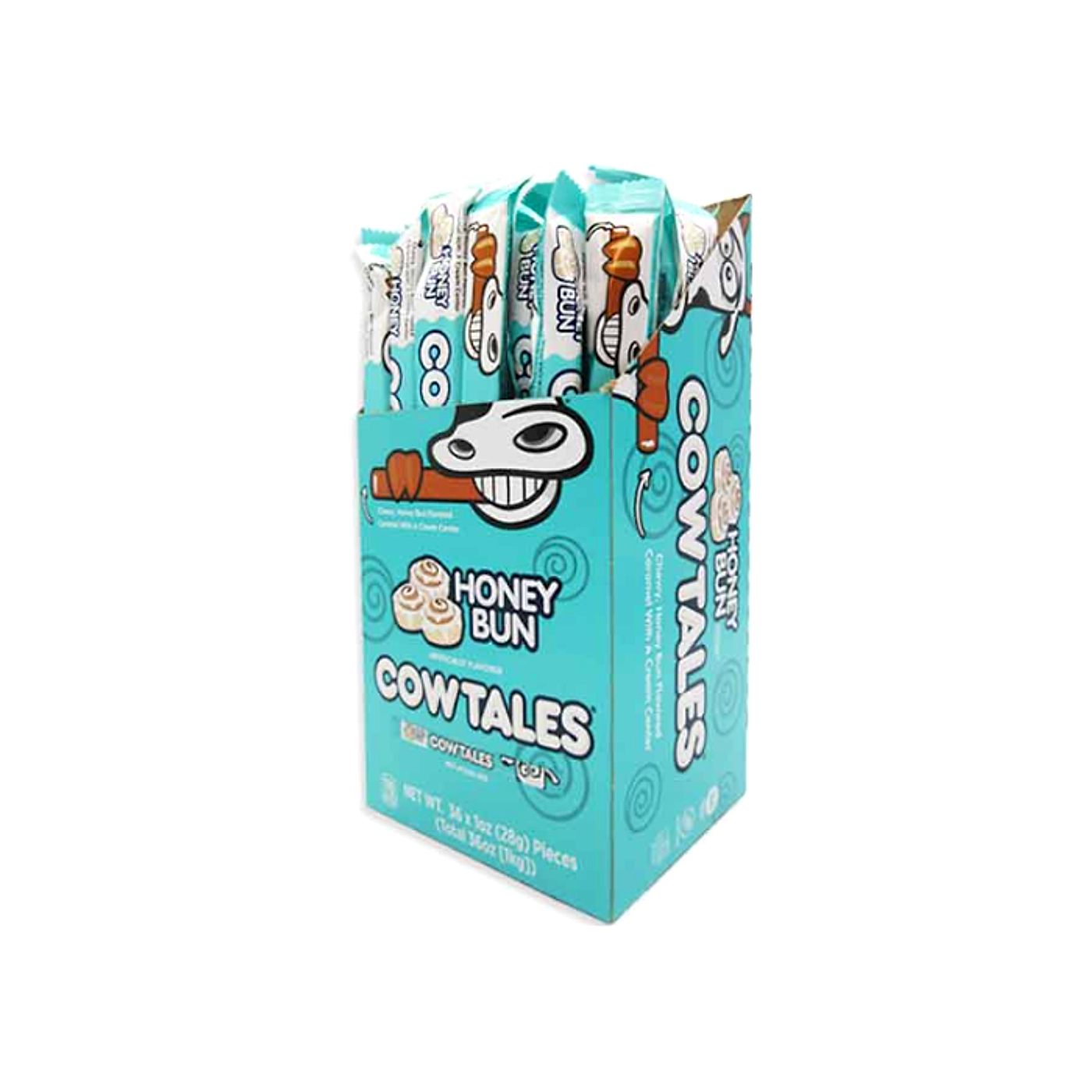 Cow Tales Candy - Honey Bun - 28g -36ct