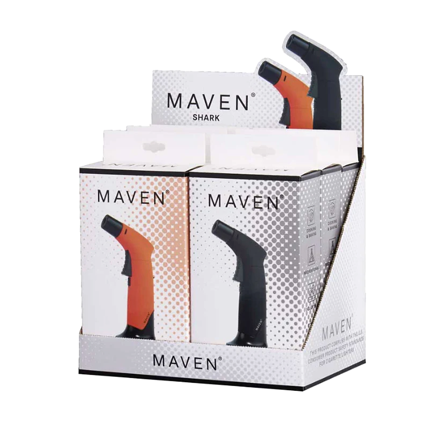 Maven Shark Torch Lighter- 6ct