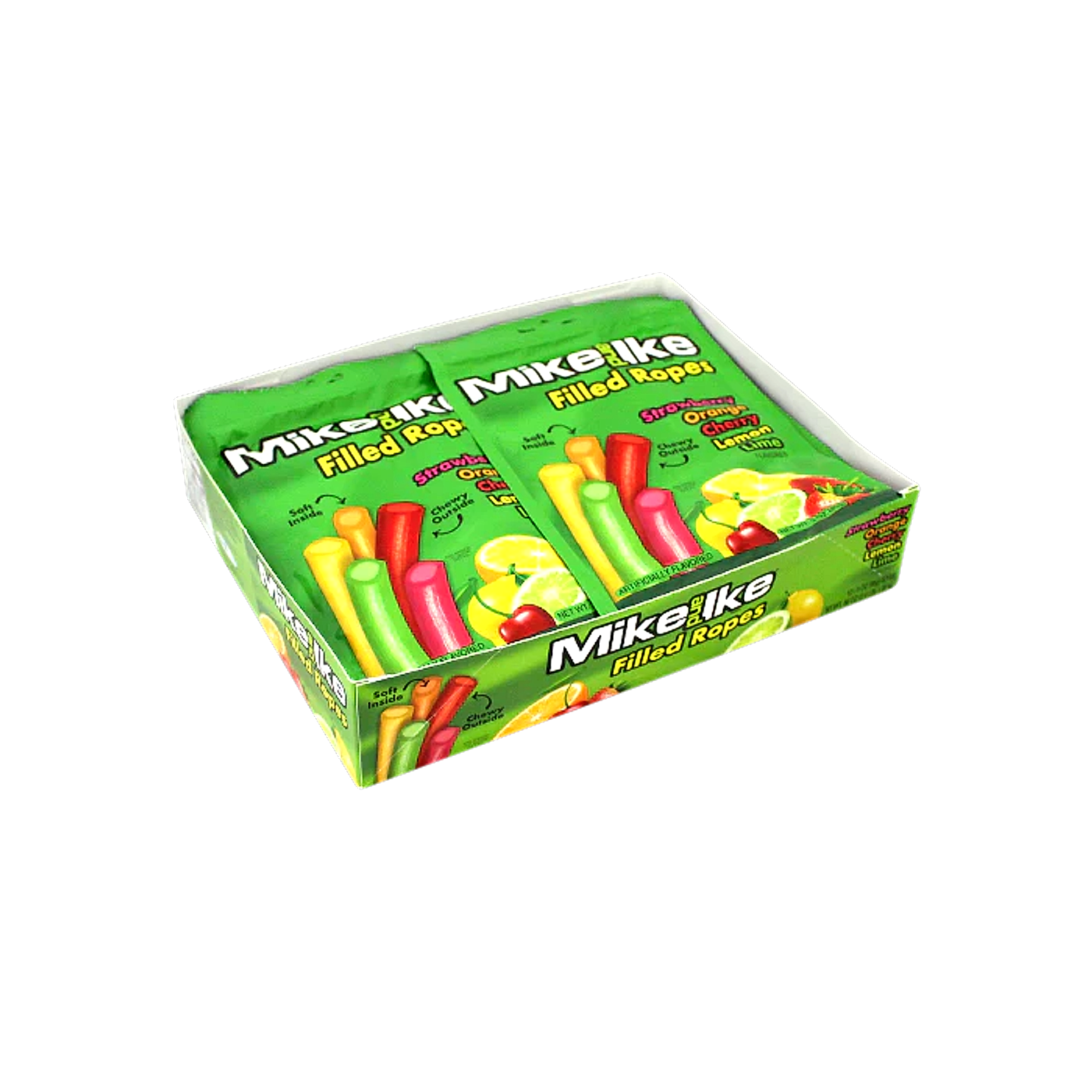 Mike and Ike Filled Ropes - 12ct