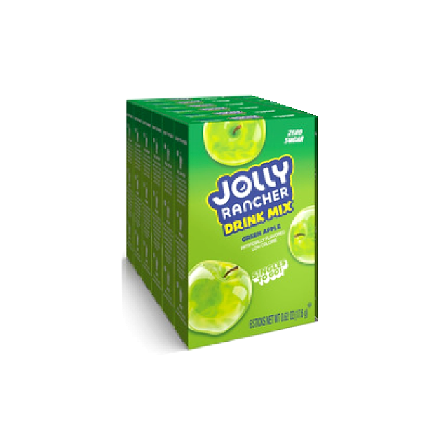 Jolly Rancher Drink Mix - Green Apple - 6ct/6pk