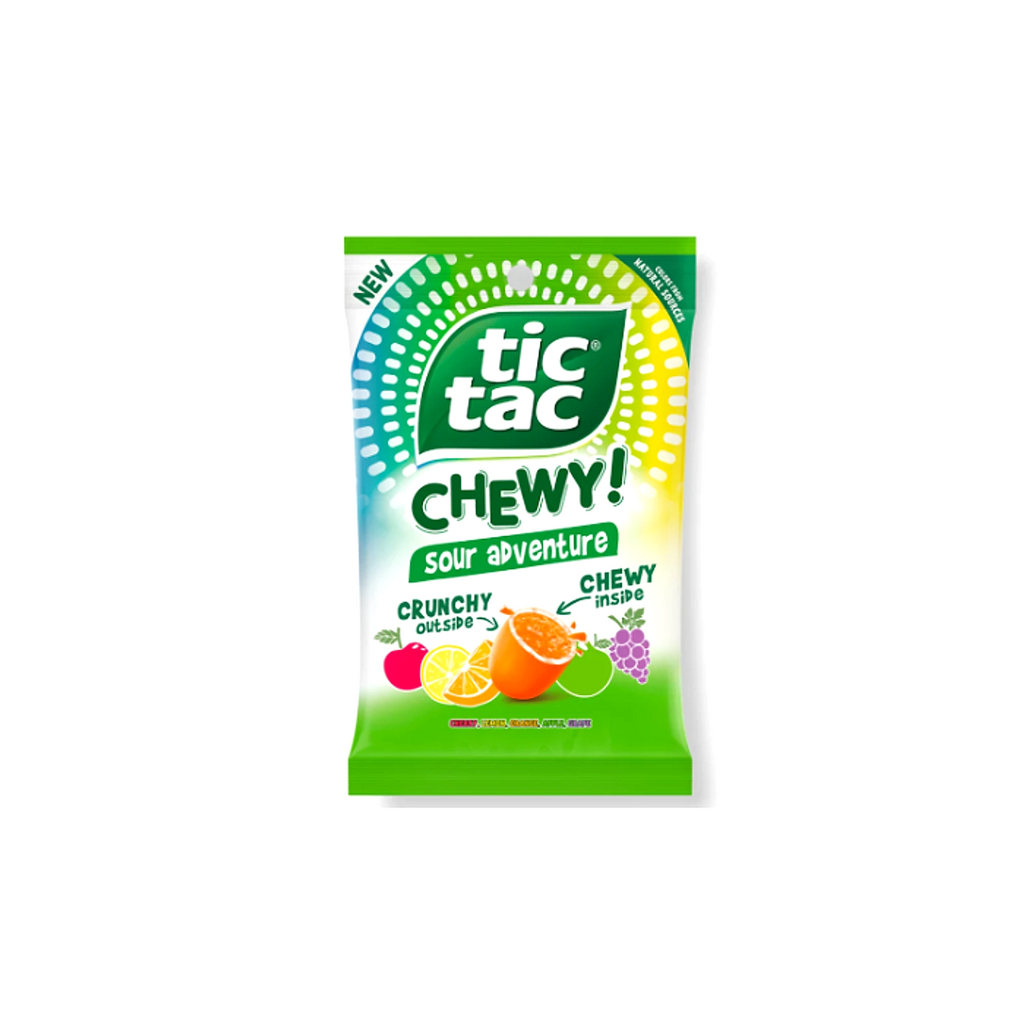 Tic-tac Chewy Sour Adventure Candy - 12ct
