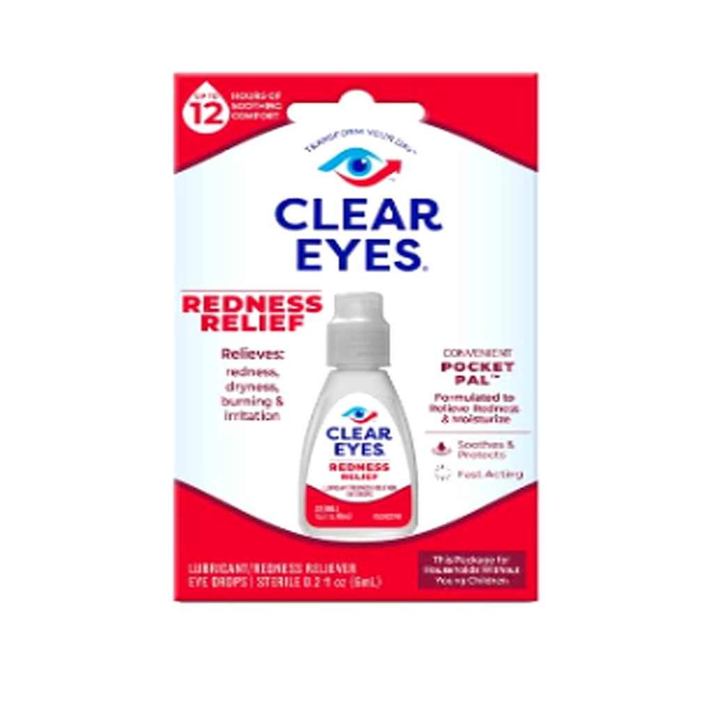Clear Eyes Eye Drops 6ml - 12ct