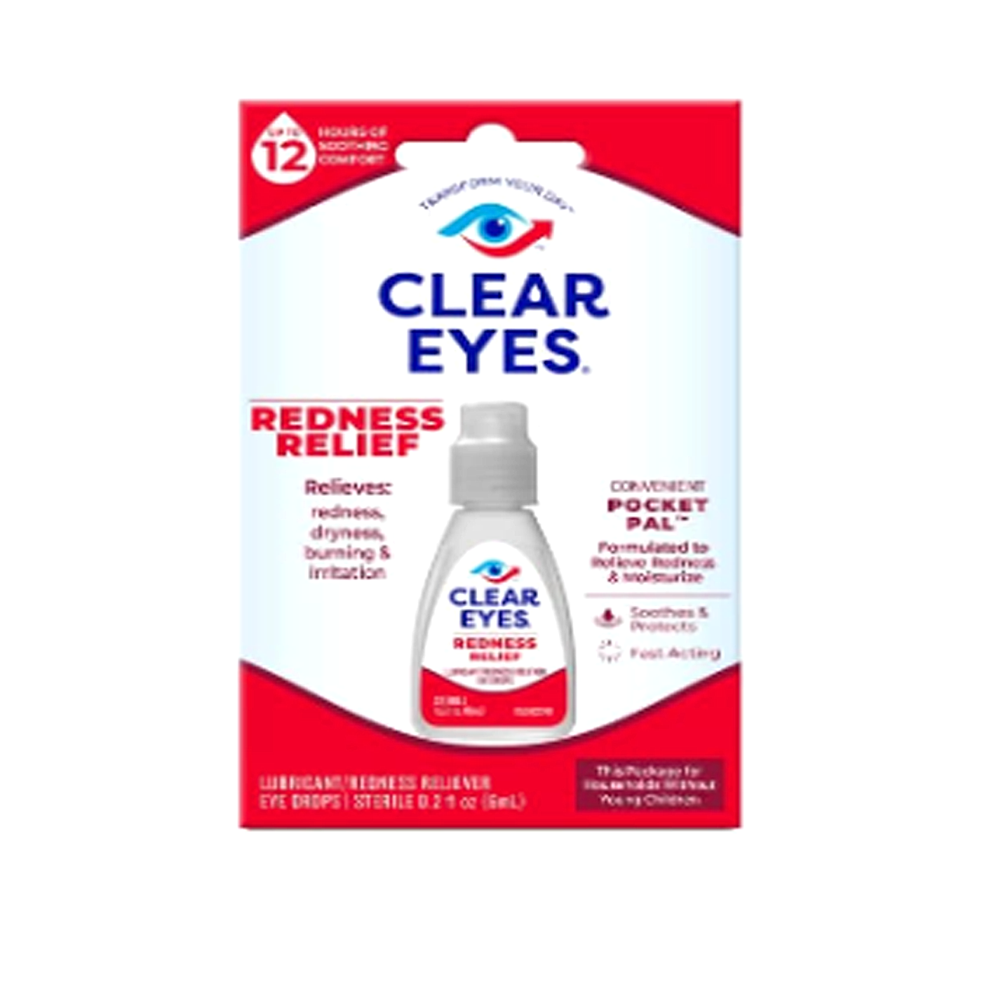 Clear Eyes Eye Drops 6ml - 12ct