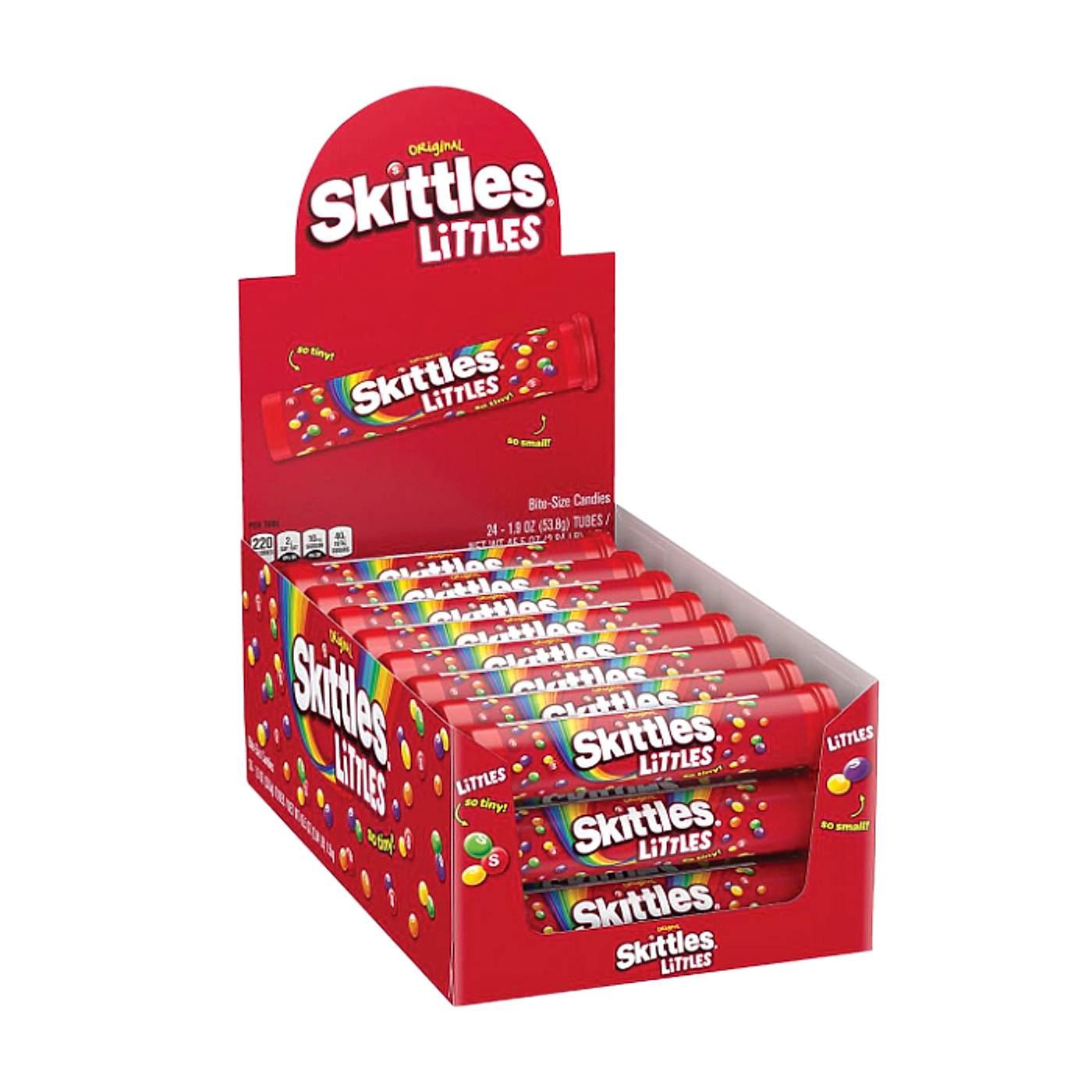 Skittles Littles Mega Tubes - 24ct