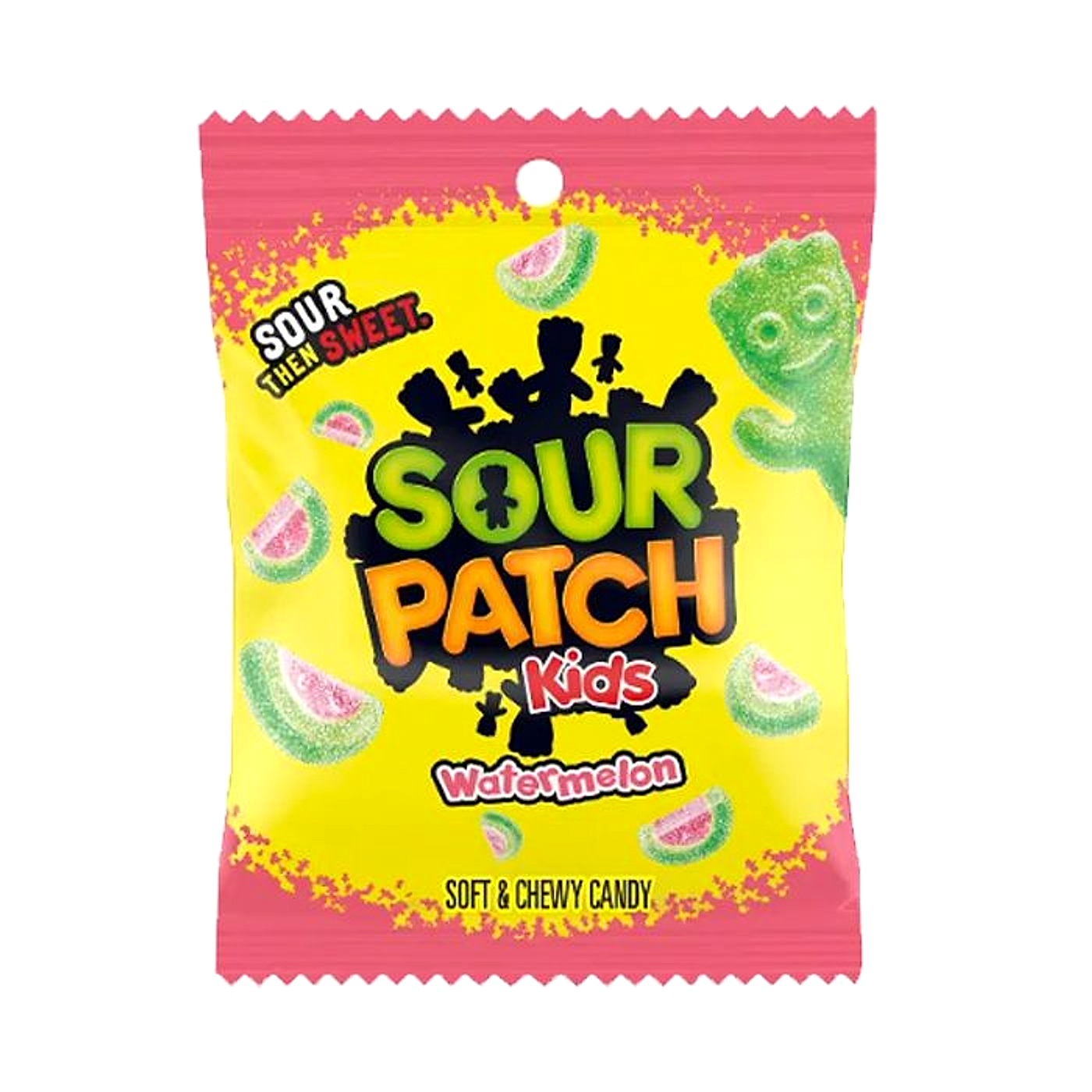 Sour Patch Kids Peg Bags - Watermelon - 103g -12ct