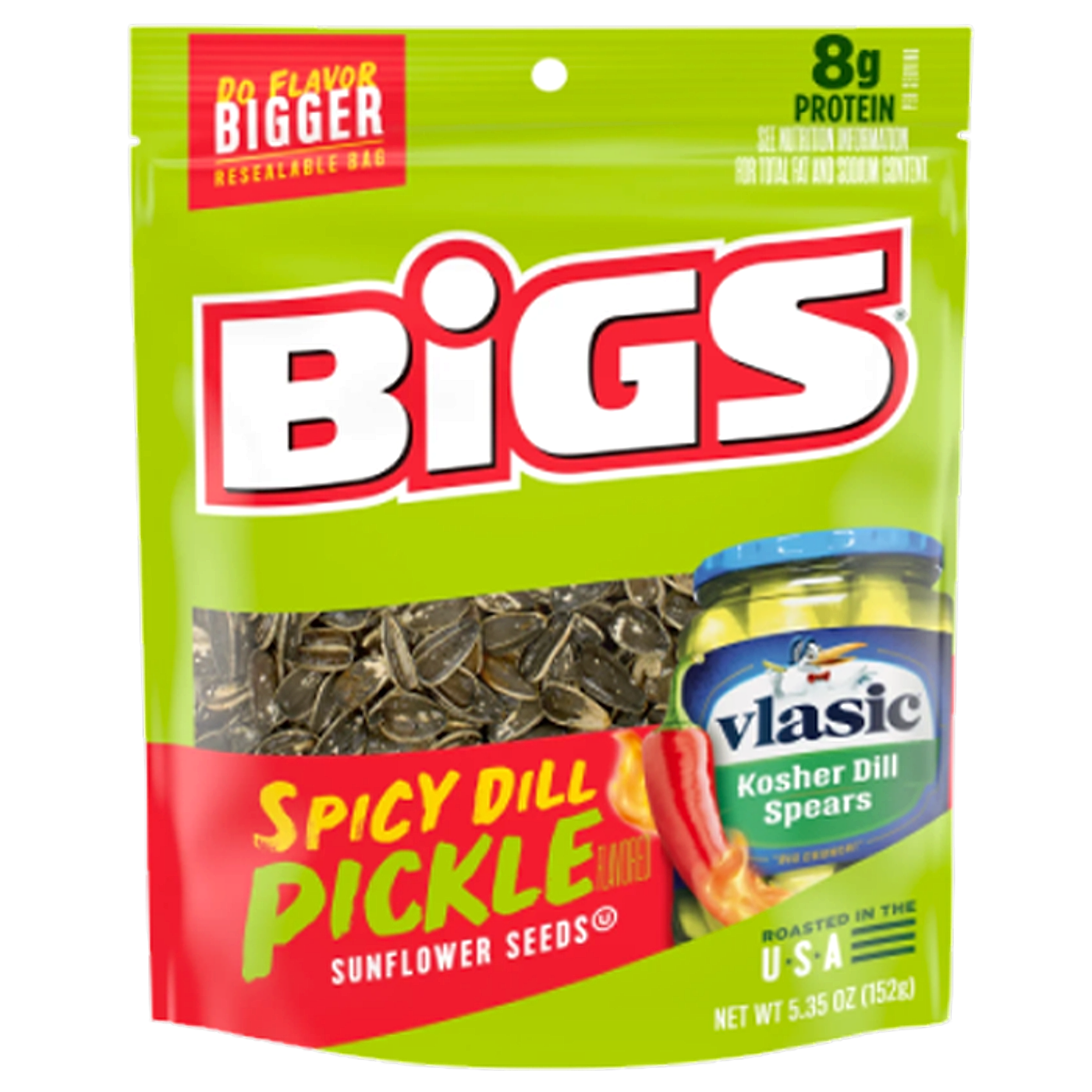 Bigs Sunflower Seeds- Spicy Dill Pickle - 152gm - 12ct
