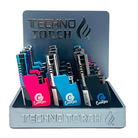 Cookies Techno Gun Torch Lighter - 12ct