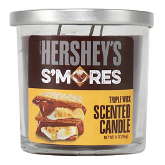 Hershey's Smores 3 Wick Scented Candle - 14oz