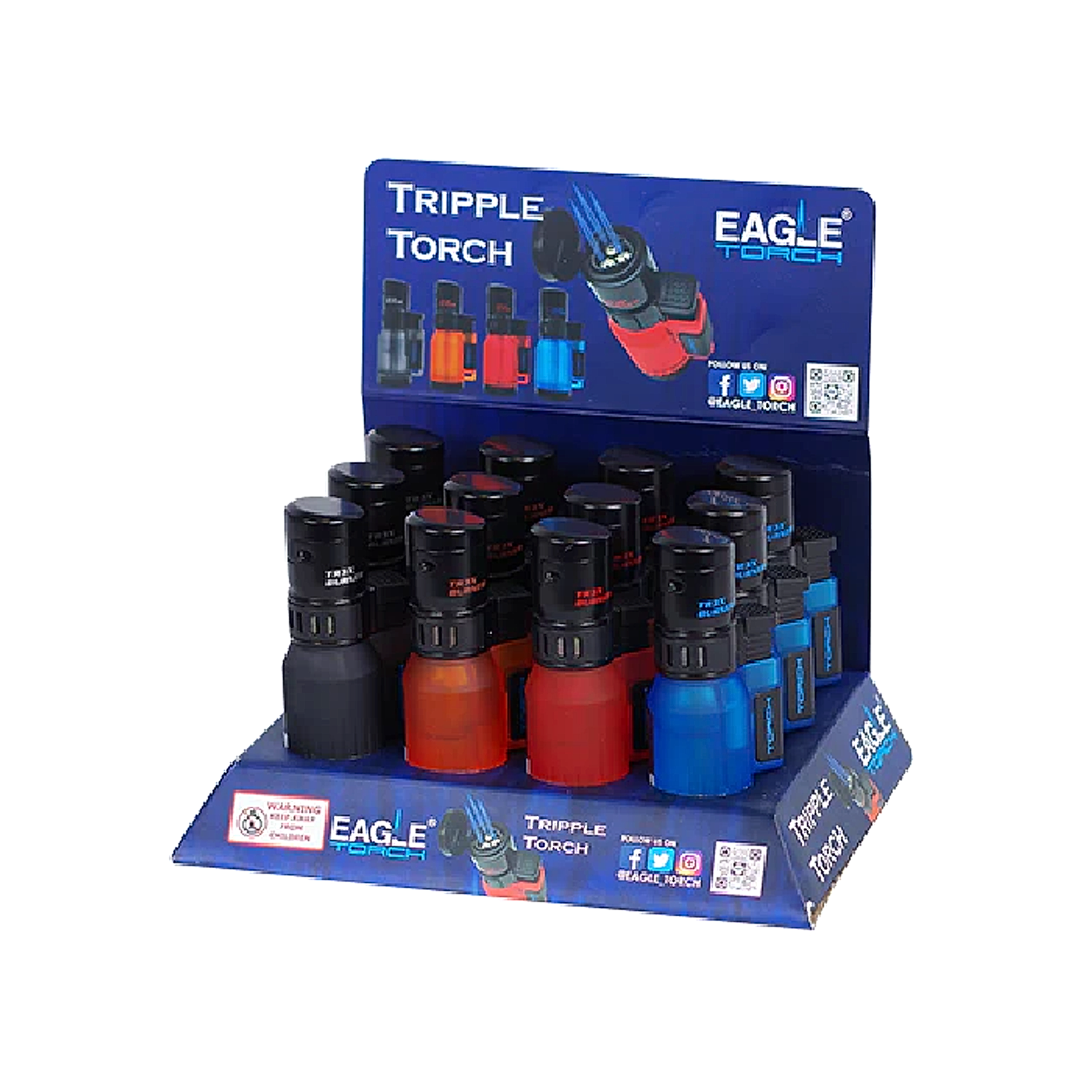 Eagle Torch- Luxury Triple Torch- 12ct