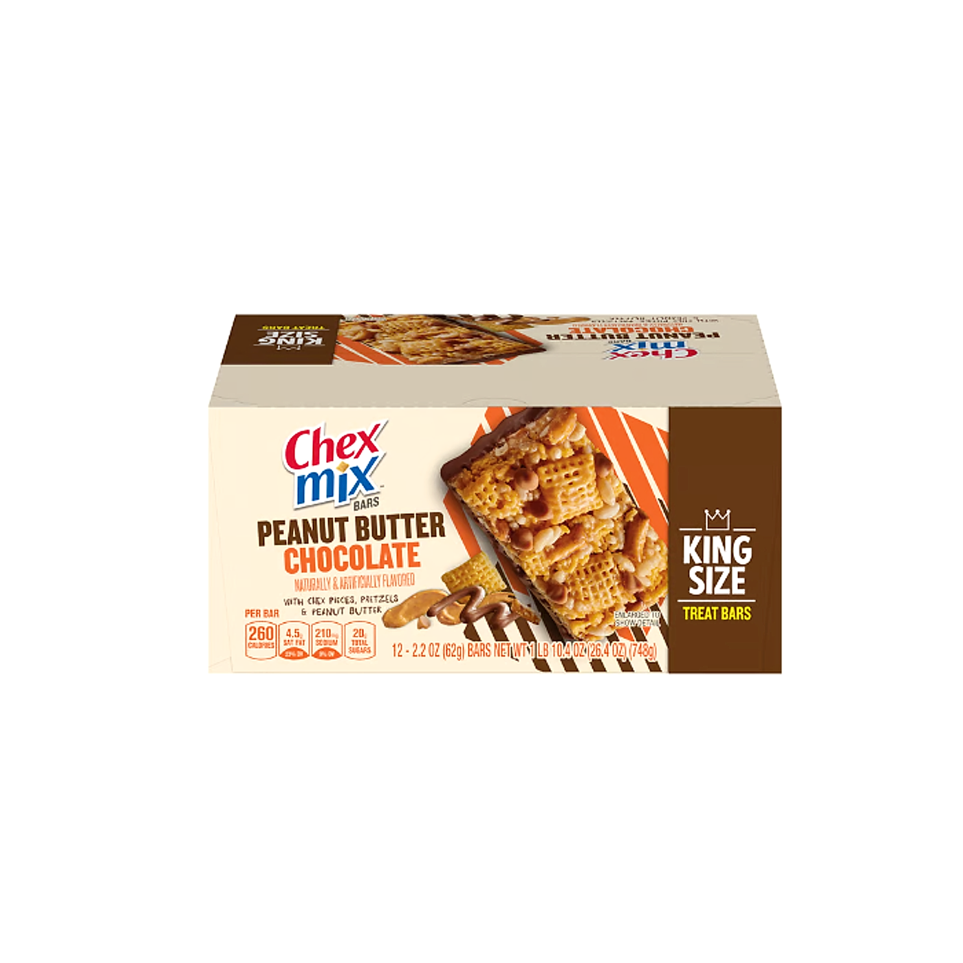 Chex Mix Peanut Butter Chocolate bar- 12ct