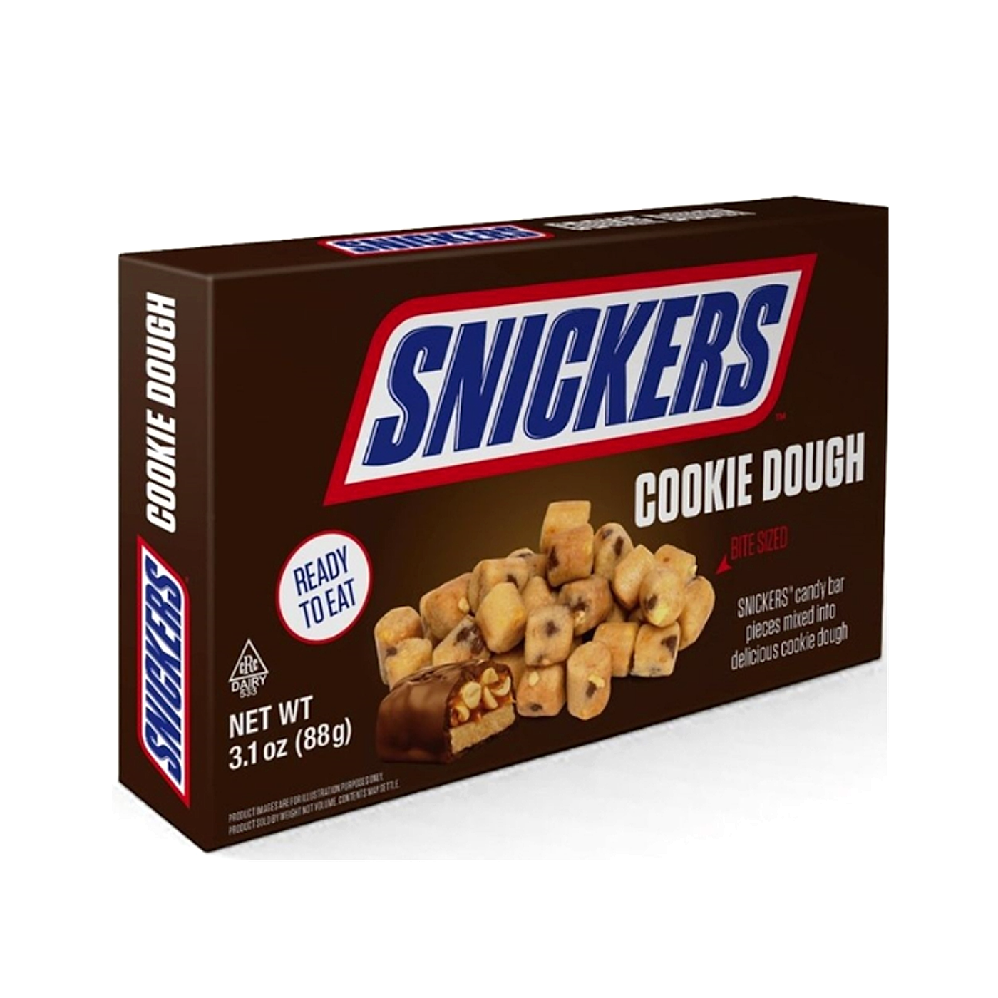 Snickers Cookie Dough Candy Theatre Box - 88g -12ct