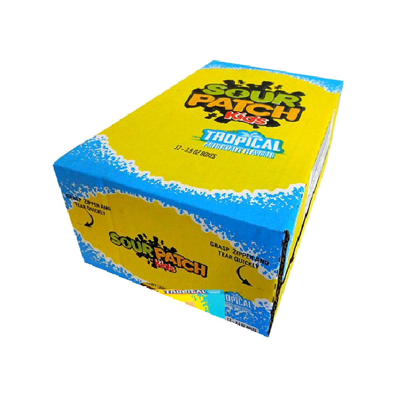 Sour Patch Kids Candy Theatre Box - Tropical - 100g -12ct