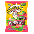Warheads Wedgies Cubes Peg Bags - 128g -12ct