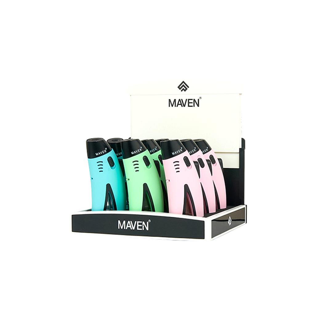 Maven Razor Pocket Torch Lighter - 9ct