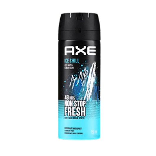 Axe Body Spray- Ice Chill -150ml -6ct