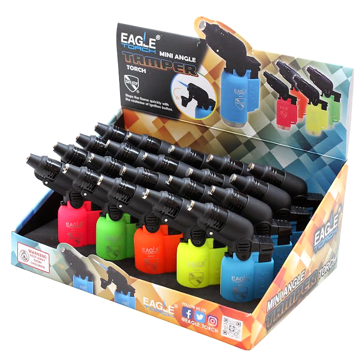 Eagle Torch Gun- Mini Angle Tamper - 20ct
