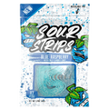 Sour Strips Candy Peg Bag - Blue Raspberry - 97g -12ct