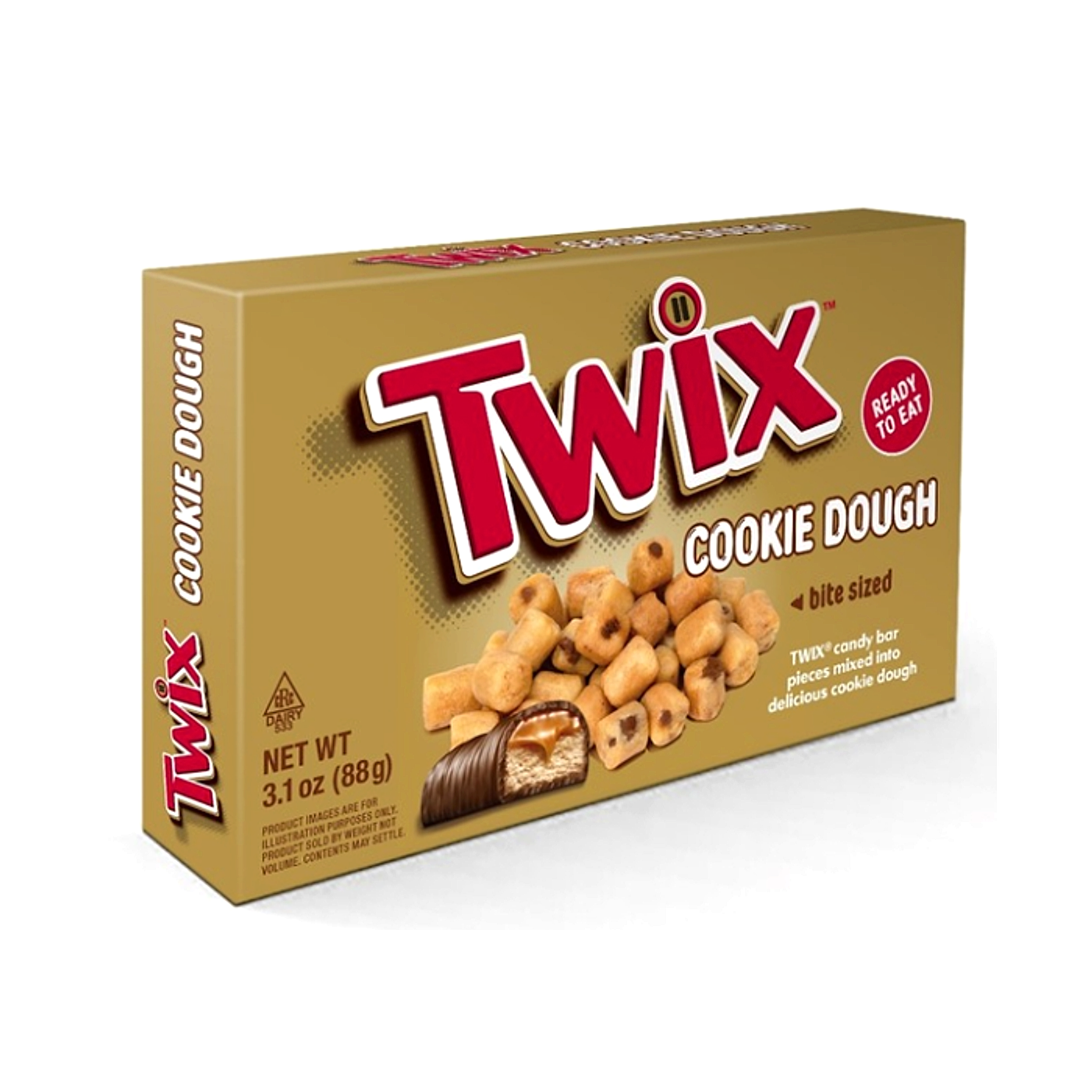 Twix Cookie Dough Bites Theatre Box - 88g -12ct