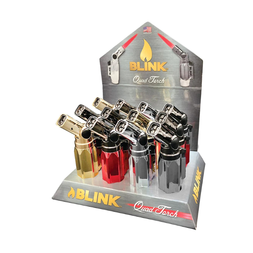 Blink Torch Lighter- Quad- 12ct