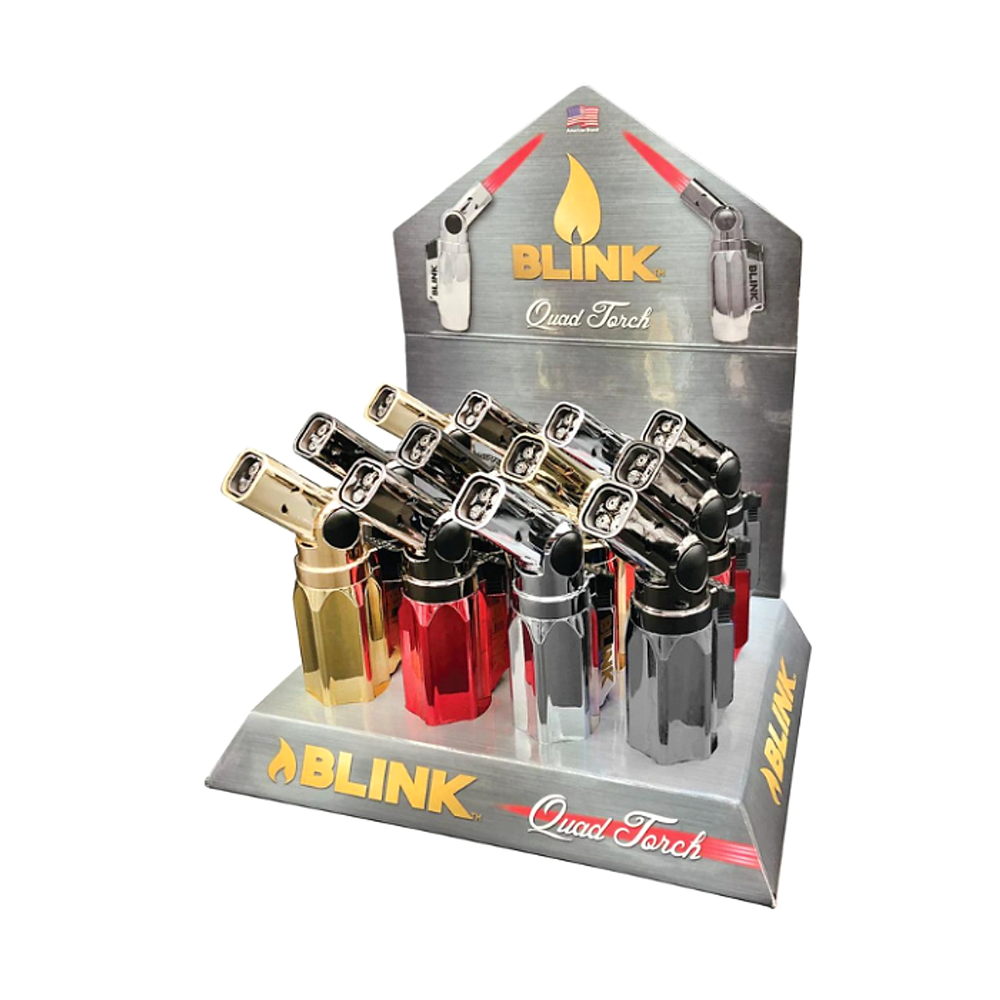Blink Torch Lighter- Quad- 12ct