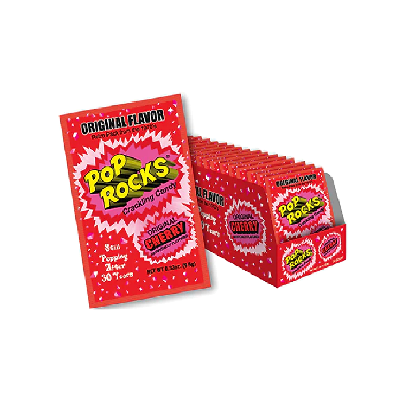 Pop Rocks Popping Candy - Cherry  - 10g -24ct