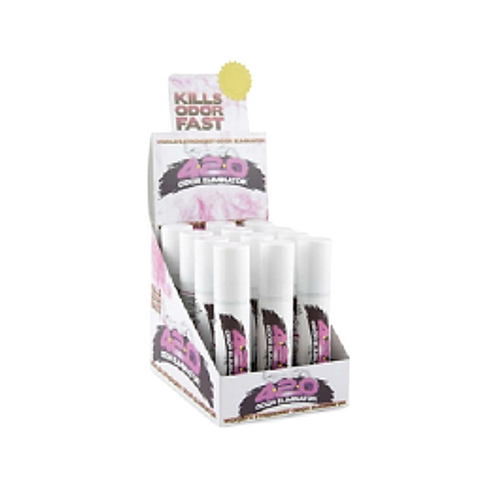 420 Odor Eliminator Sweet Vanilla Pink- 12ct