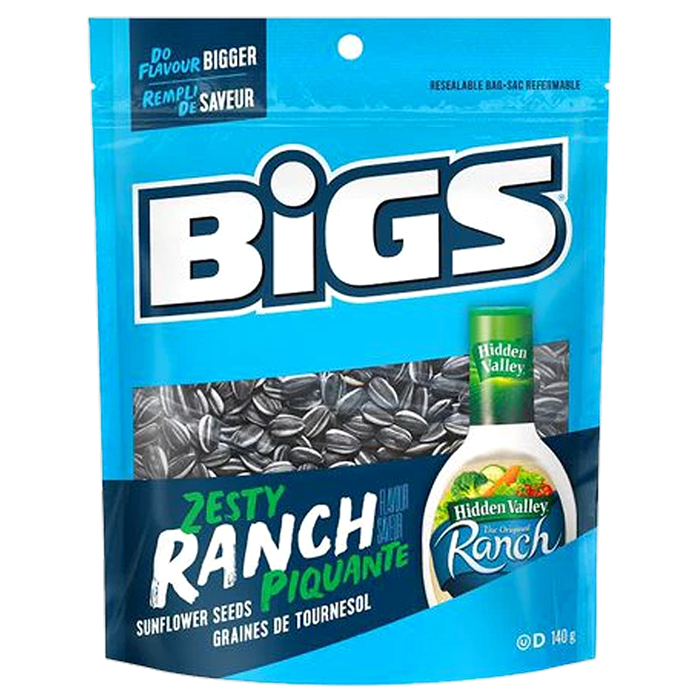 Bigs Sunflower Seeds- Zesty Ranch - 152gm - 12ct