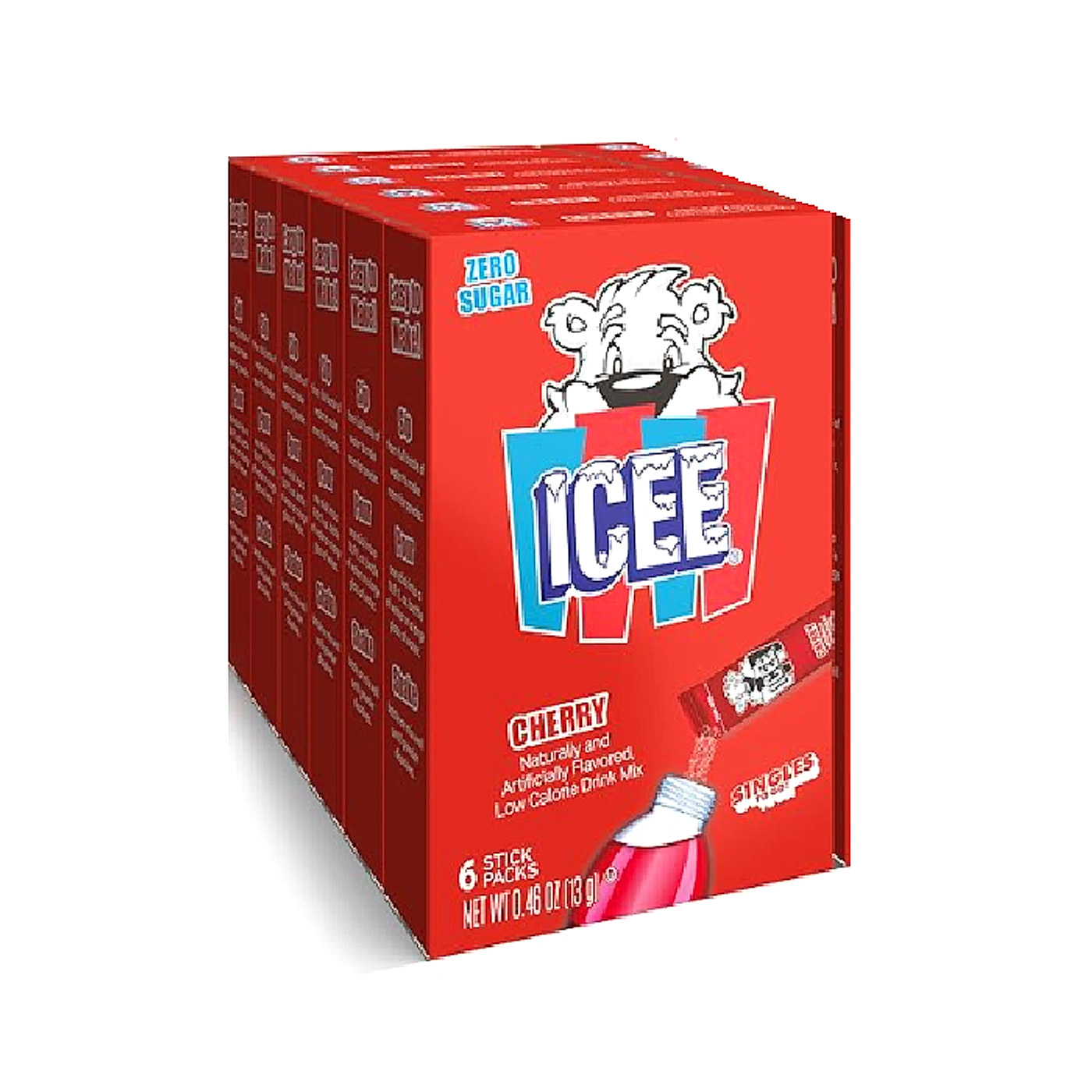 Ice Powder Drink Mix- Cherry - 6ct/6pk