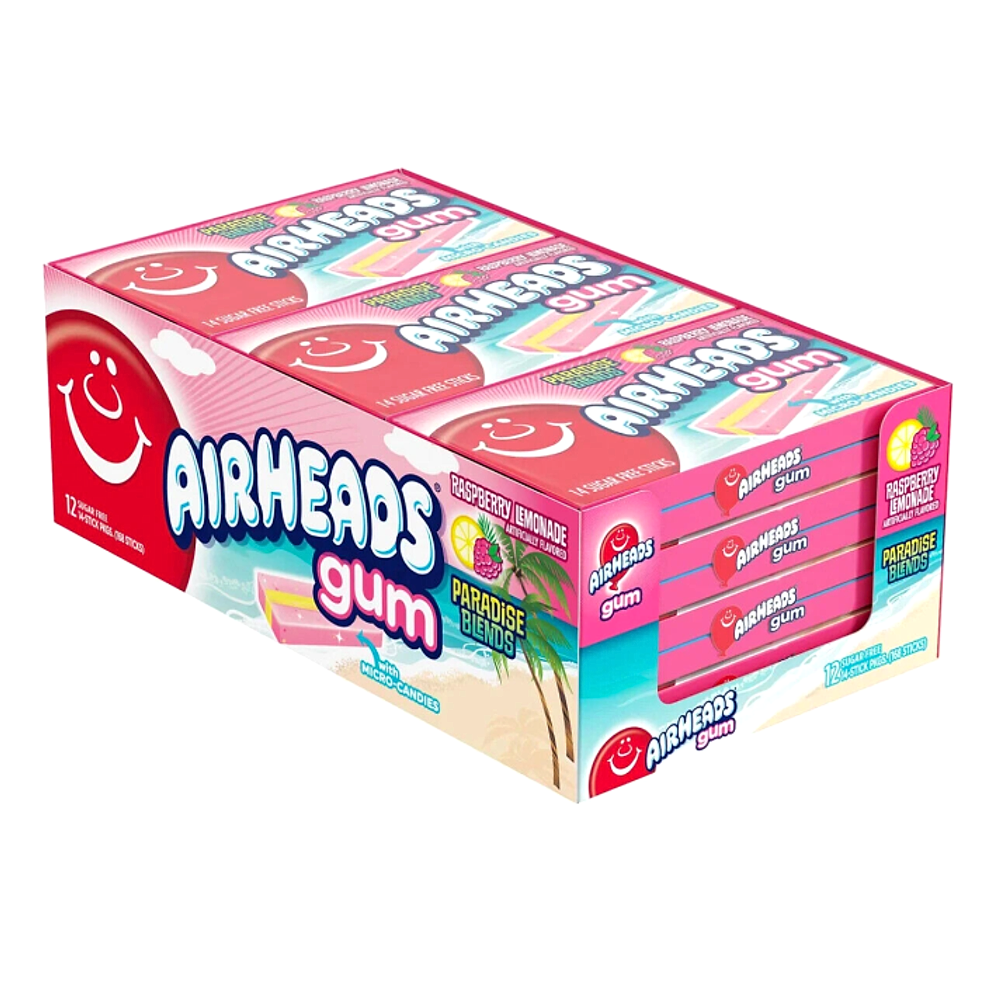Airhead Gum - Raspberry Lemonade - 12ct