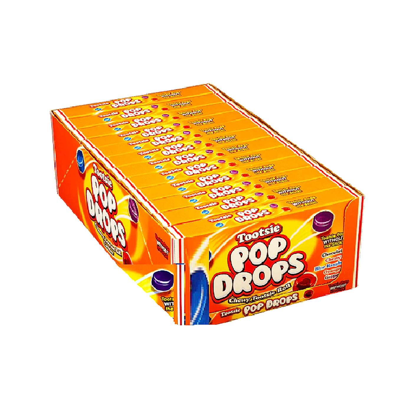 Tootsie Pop Drops Rolls Theatre Box - 100g -12ct