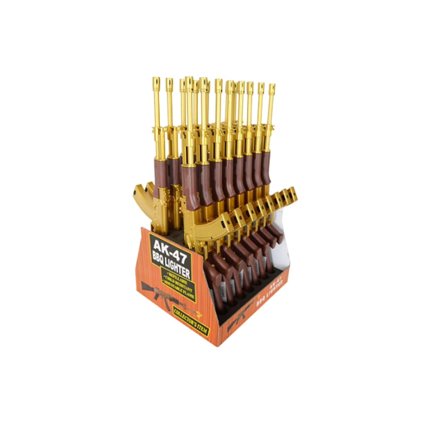 Techno AK-47 Barbeque Lighter - 12ct