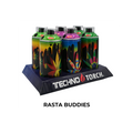 5" Techno Small Spray Can Torch Lighters - Rasta Buddies - 6ct
