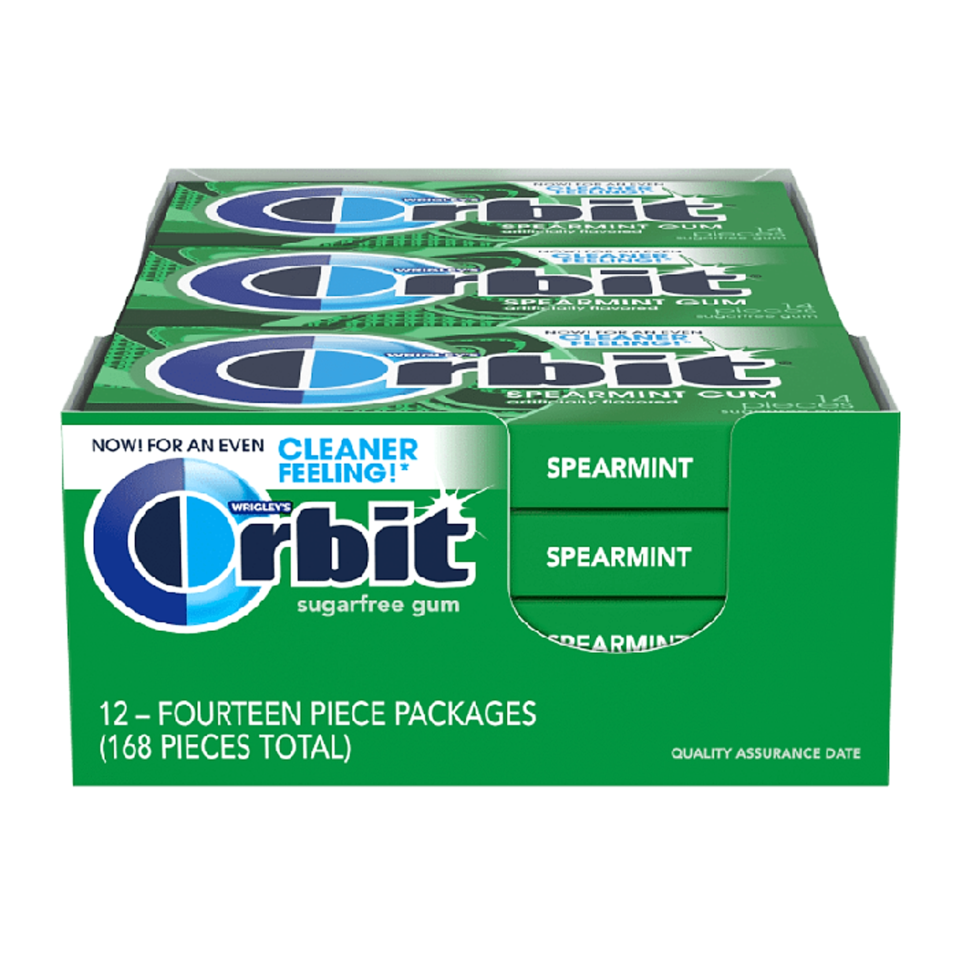 Orbit Sugar Free Gum - Spearmint - 12ct