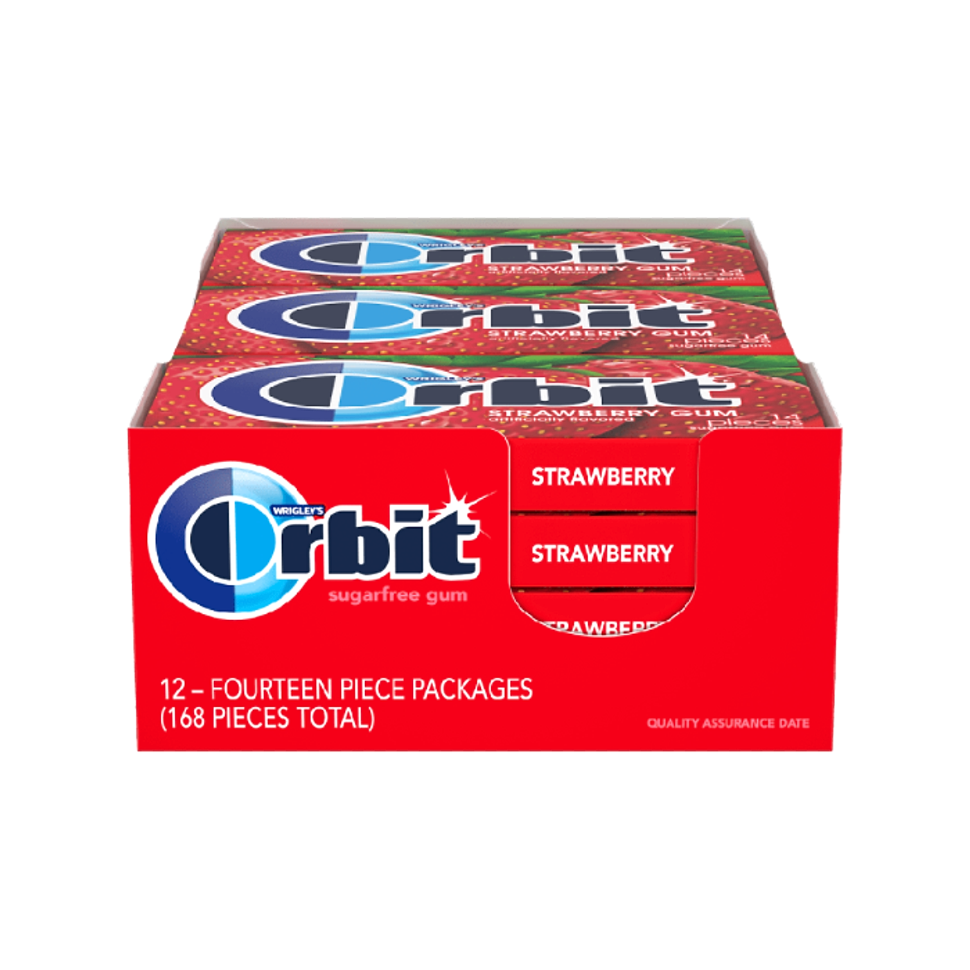 Orbit Sugar Free Gum - Strawberry - 12ct