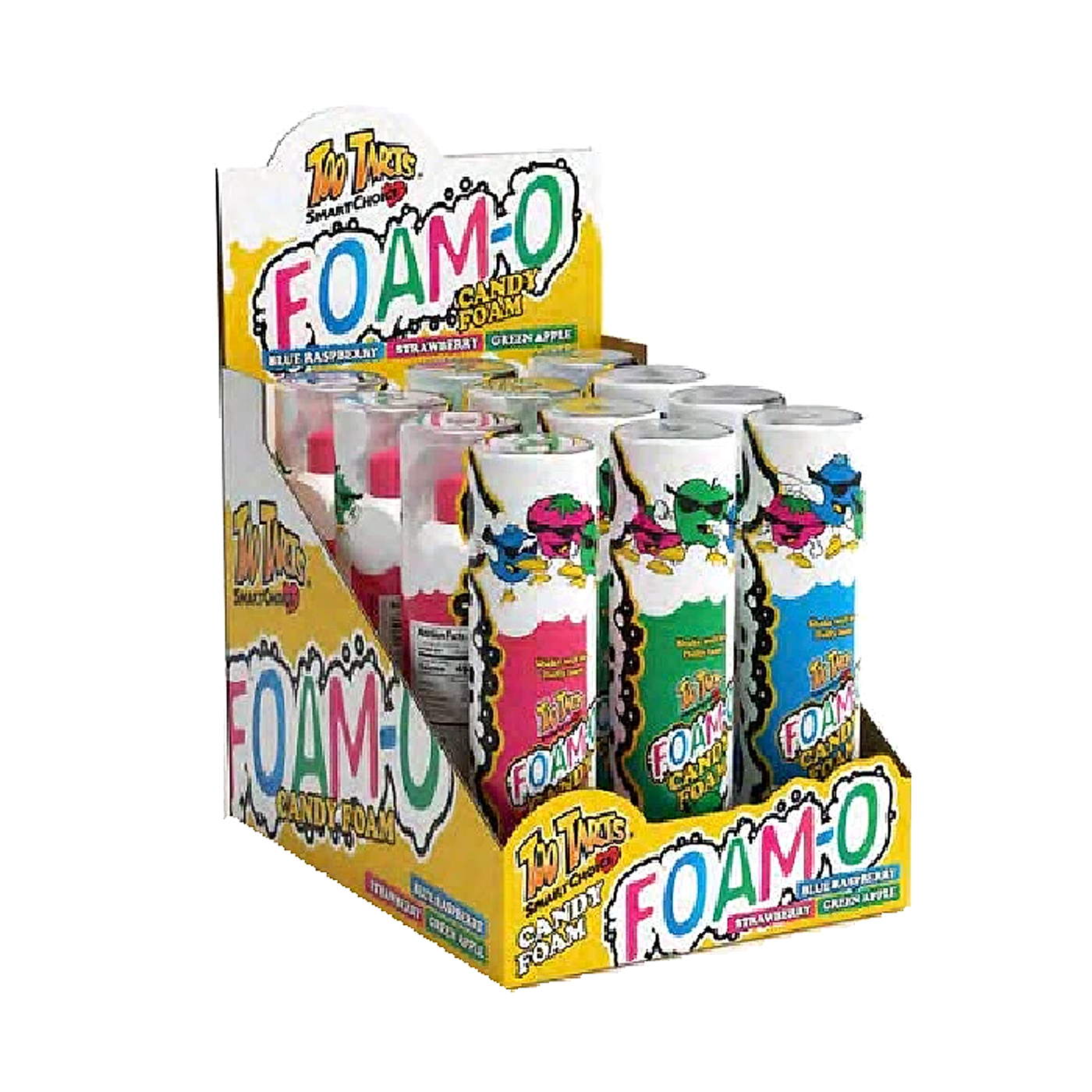 Too Tarts Smart Choice Foam-O Candy - 40g -12ct