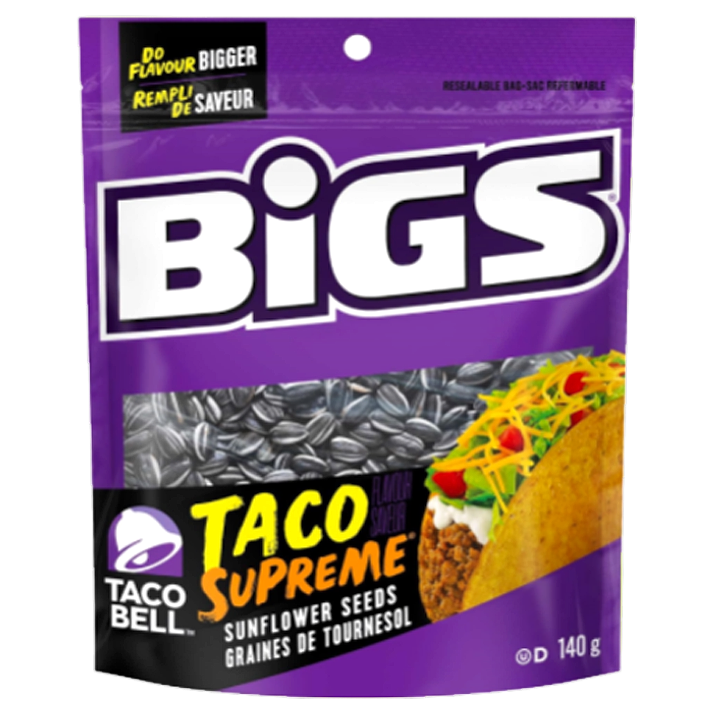 Bigs Sunflower Seeds- Taco Supreme - 152gm - 12ct