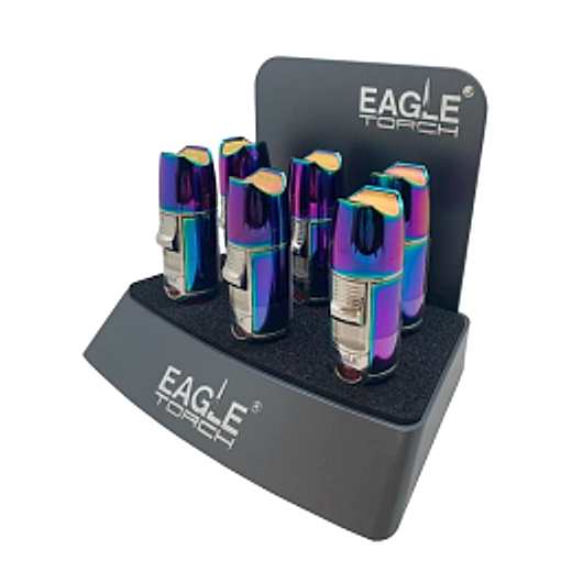 Eagle Torch- Lux Neo Chrome Triple Torch- 6ct
