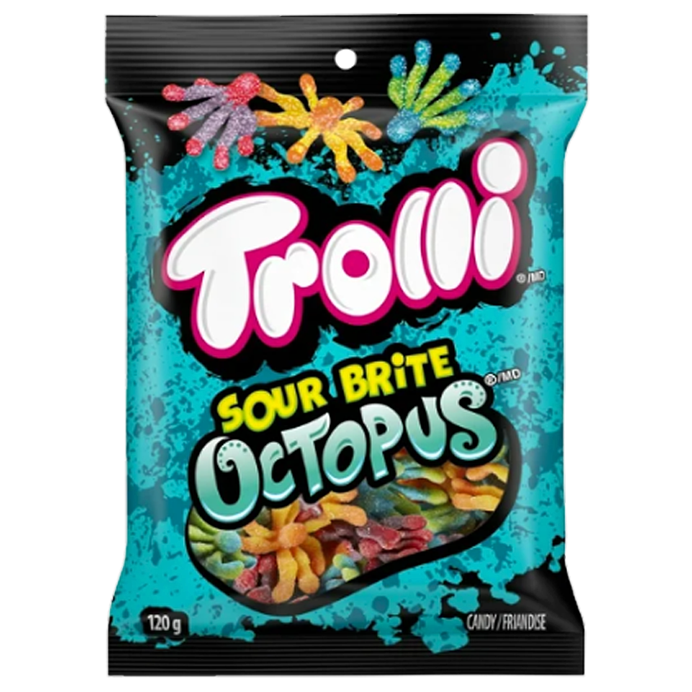 Trolli - Sour Brite Octopus - 120g -12ct