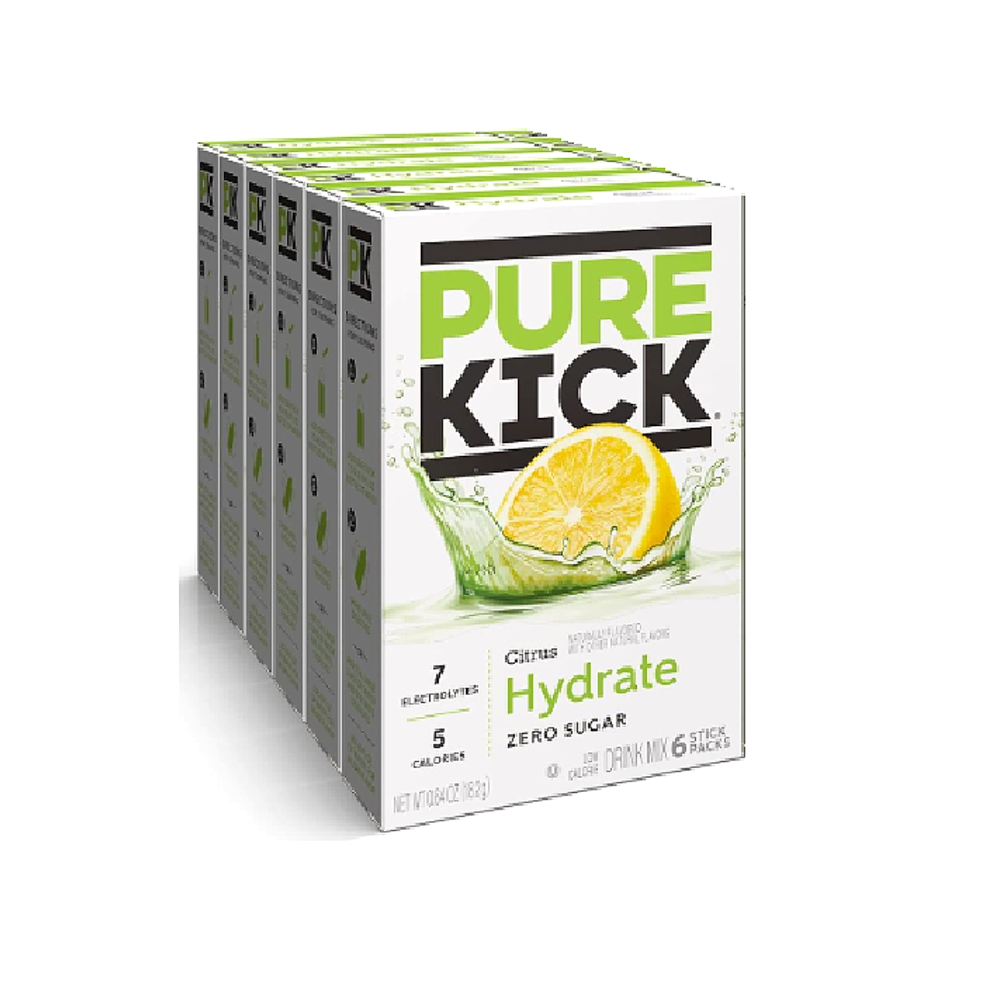 Pure Kick Energy Drink Mix- Citrus - 6ct/6pk