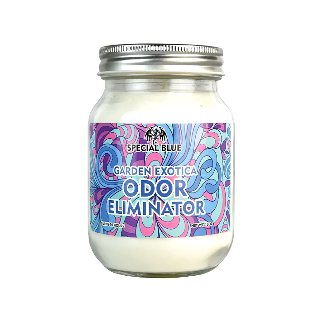 Special Blue Odor Eliminator Candle