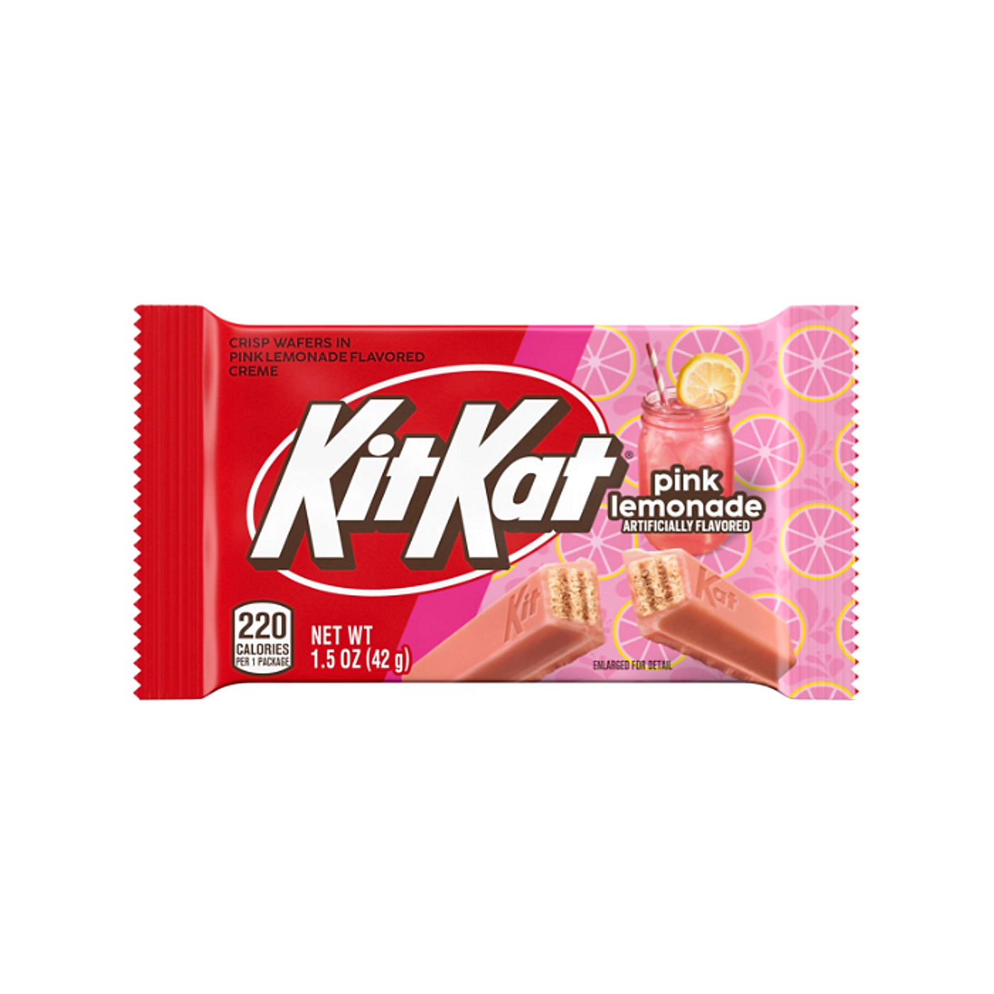 Kitkat Standard Bar - Pink Lemonade - 42g -24ct