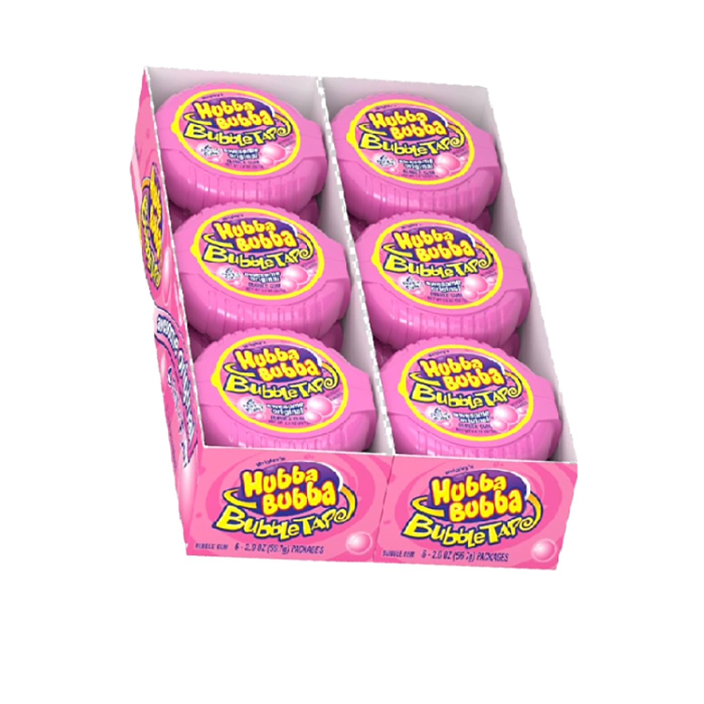 Hubba Bubba Bubble Tape- Awesome Original -6ct