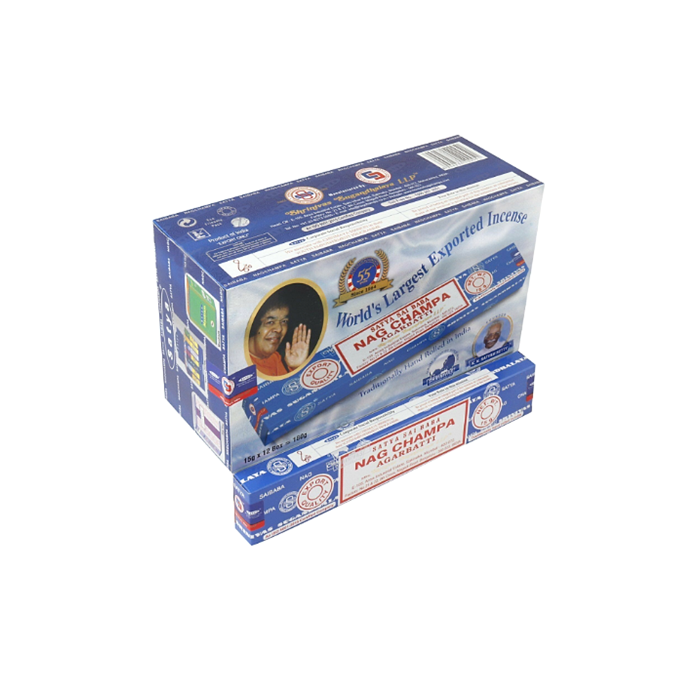 Satya Sai Nag Champa 15g Incense Stick -12ct