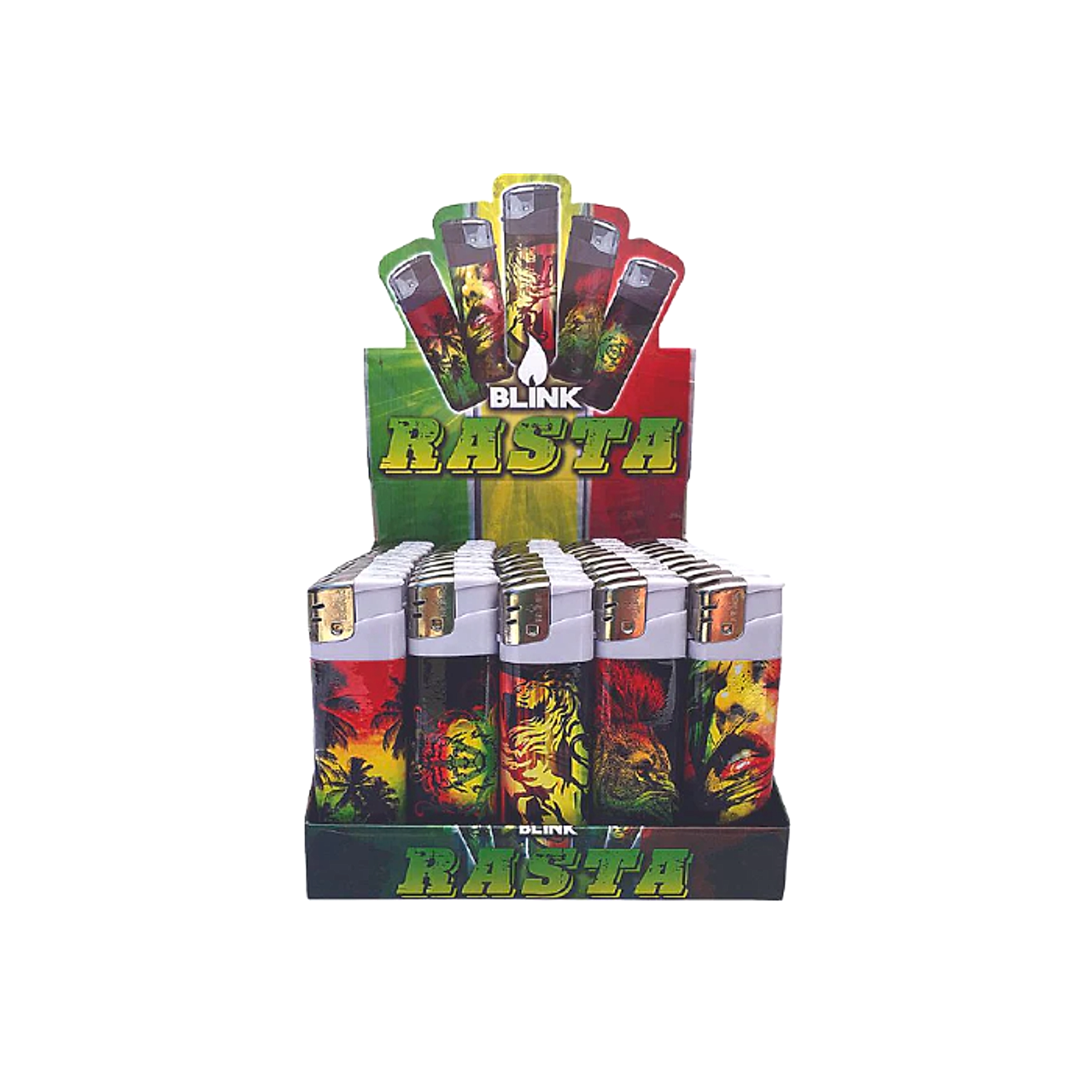 Blink - Rasta Lighters - 50ct